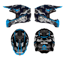 Kubbi Kids Motocross Crash Helmet - Blue