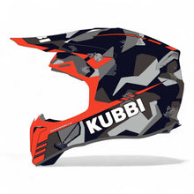 Kubbi Kids Motocross Crash Helmet - Red