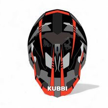 Kubbi Kids Motocross Crash Helmet - Red